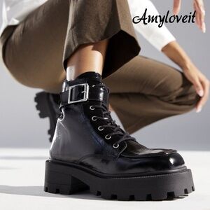 Urban Outfitters Cooperative Tania Buckled Boots